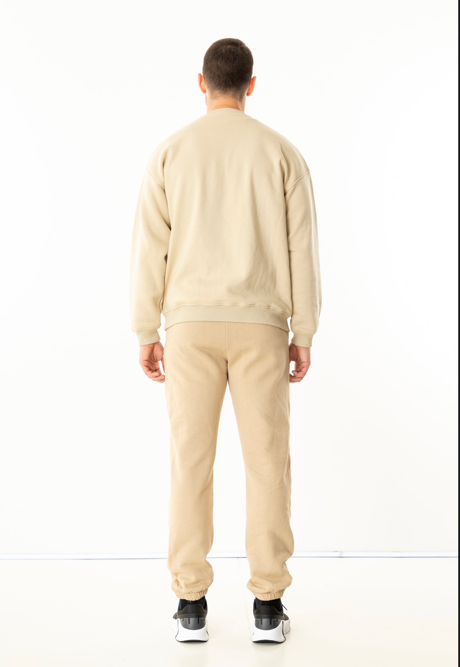Bej Oversize Sweatshirt