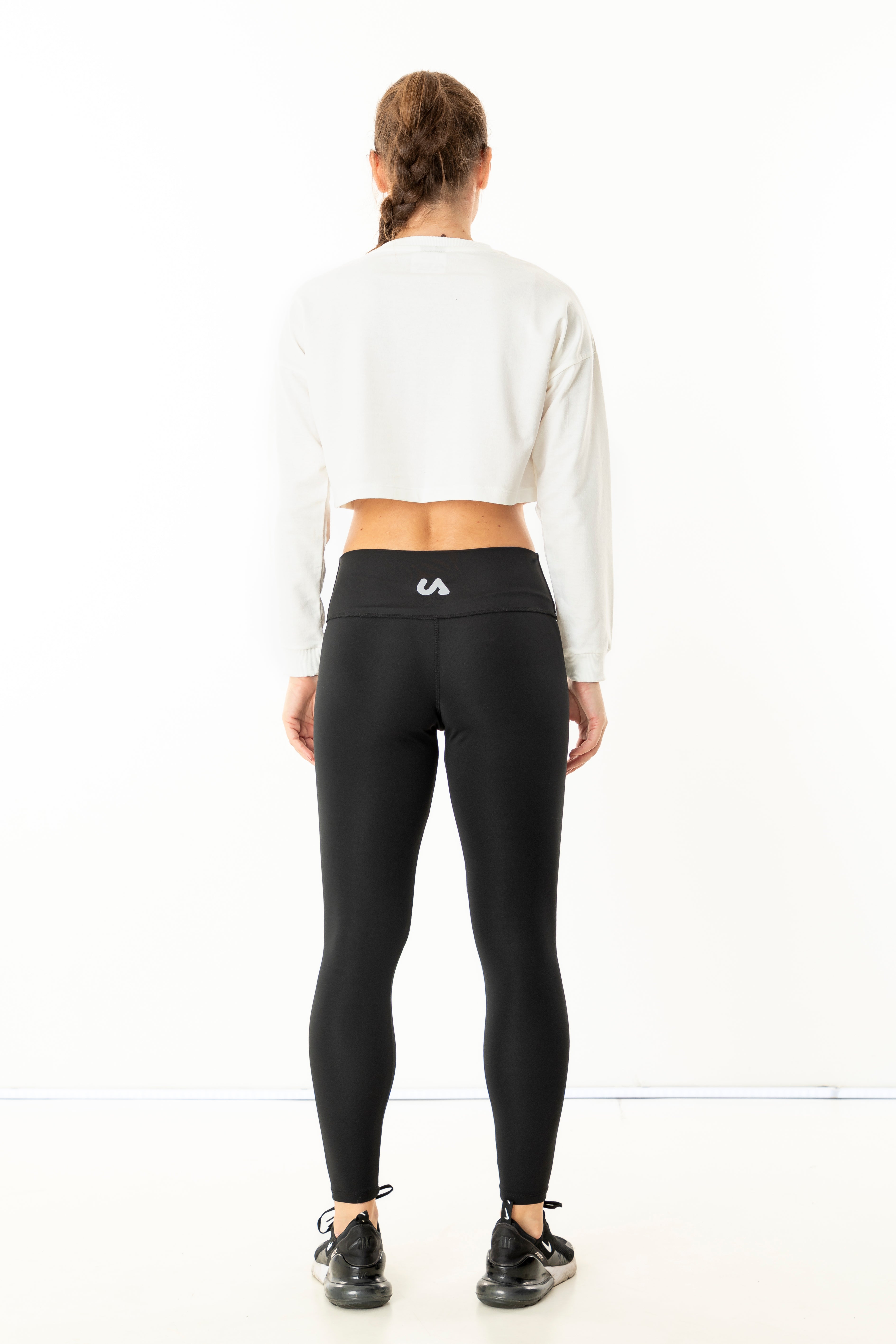 Cream Cropped Sweatshirt