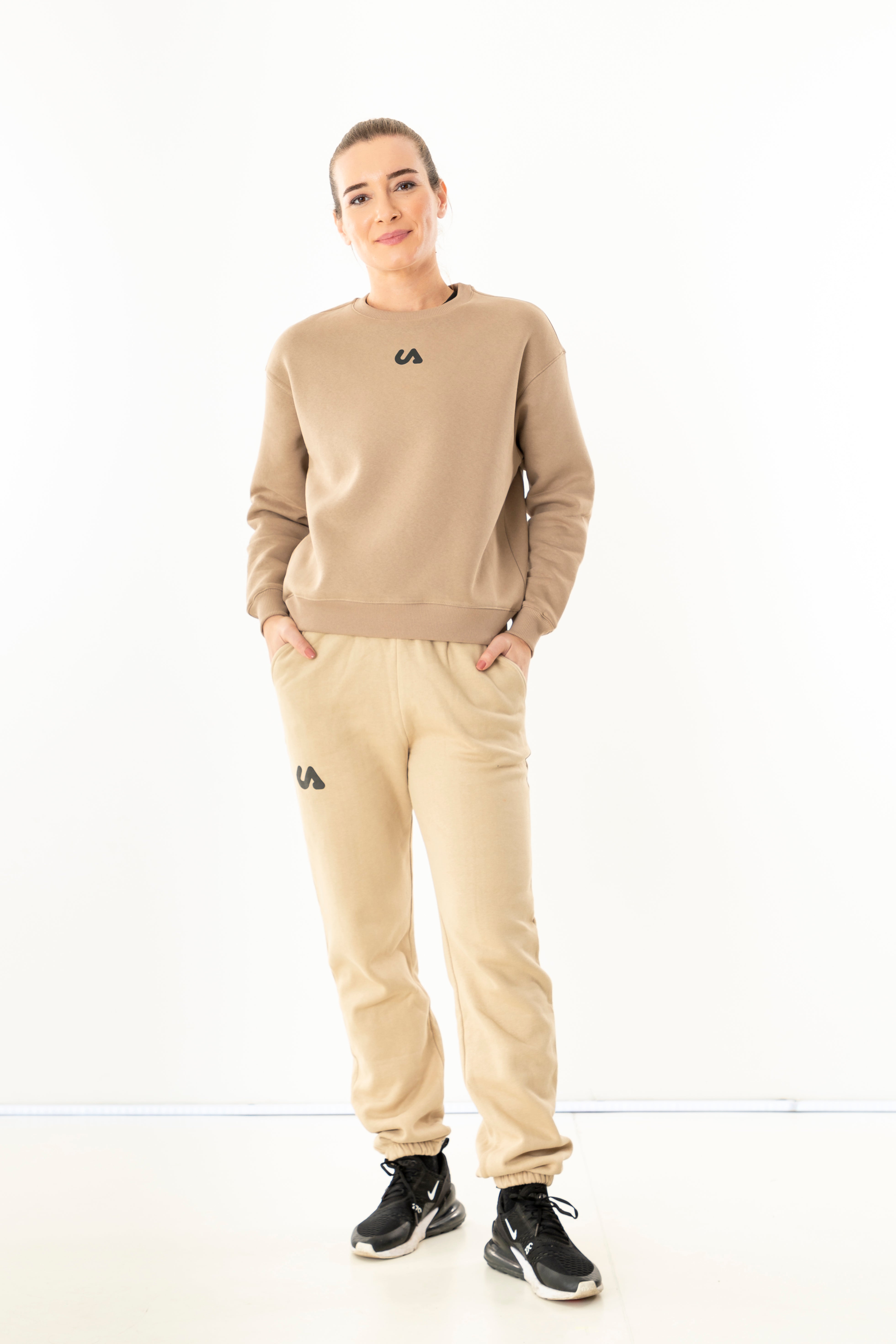 Koyu Bej Sweatshirt
