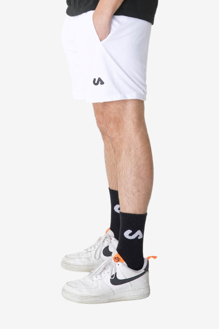 Black UA logo socks