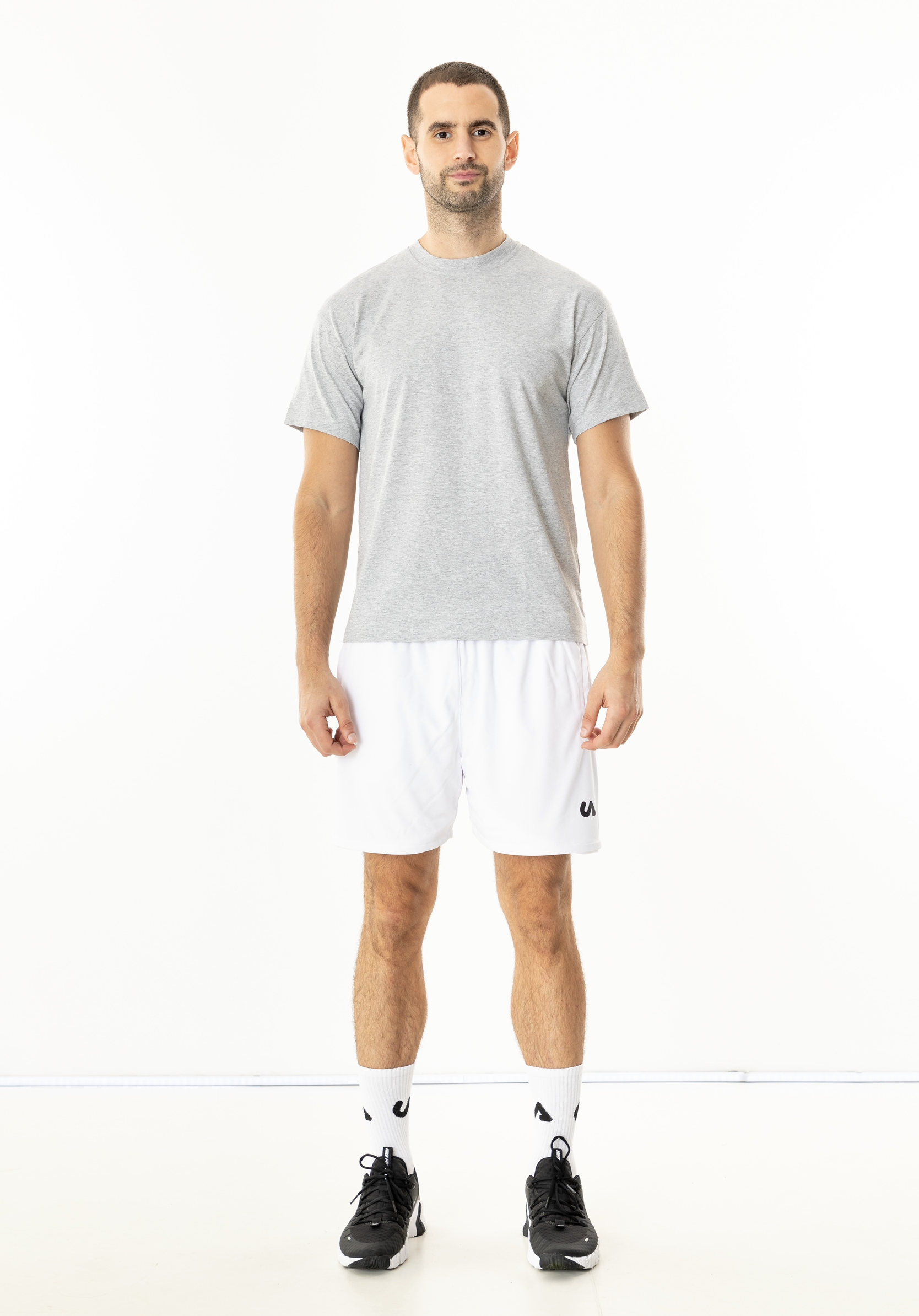White Dry Fit Shorts
